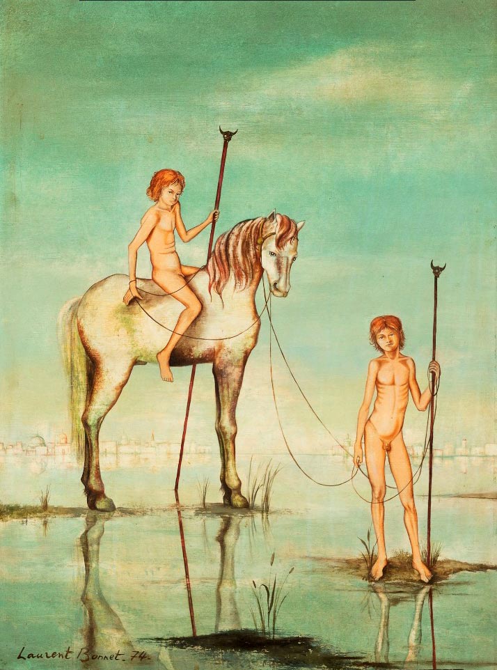 Garçons à cheval (Мальчики на лошади), 1974