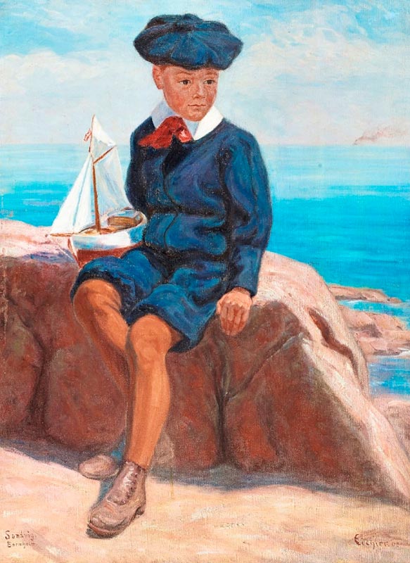 Boy with sailing boat (Мальчик с парусным корабликом), 1903
