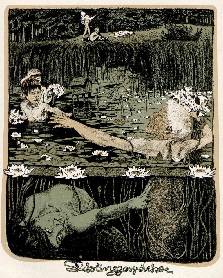 Schlinggewachse (Вьющиеся водные растения), 1898