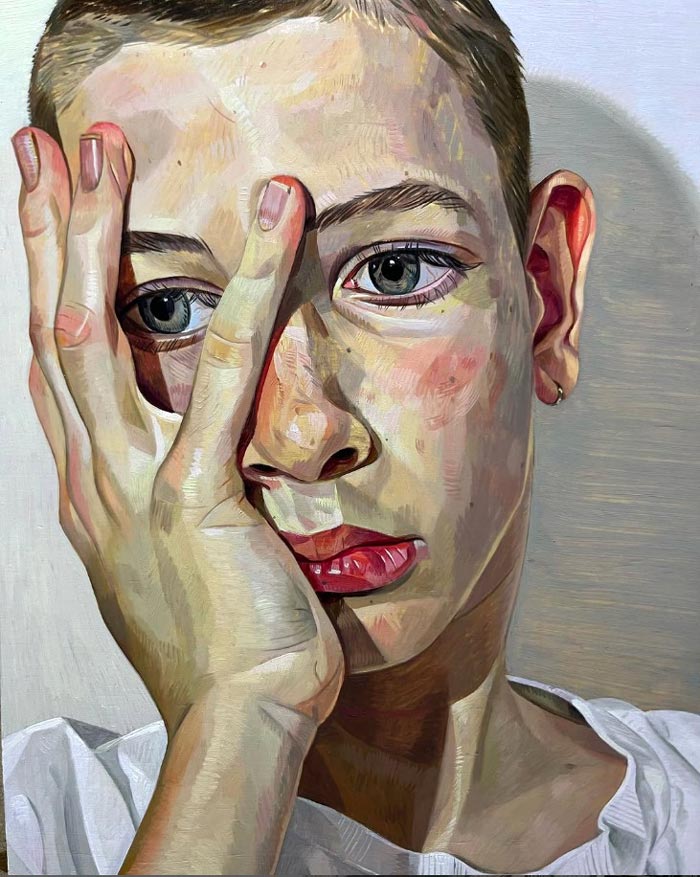 Boy with hand (Мальчик с рукой)