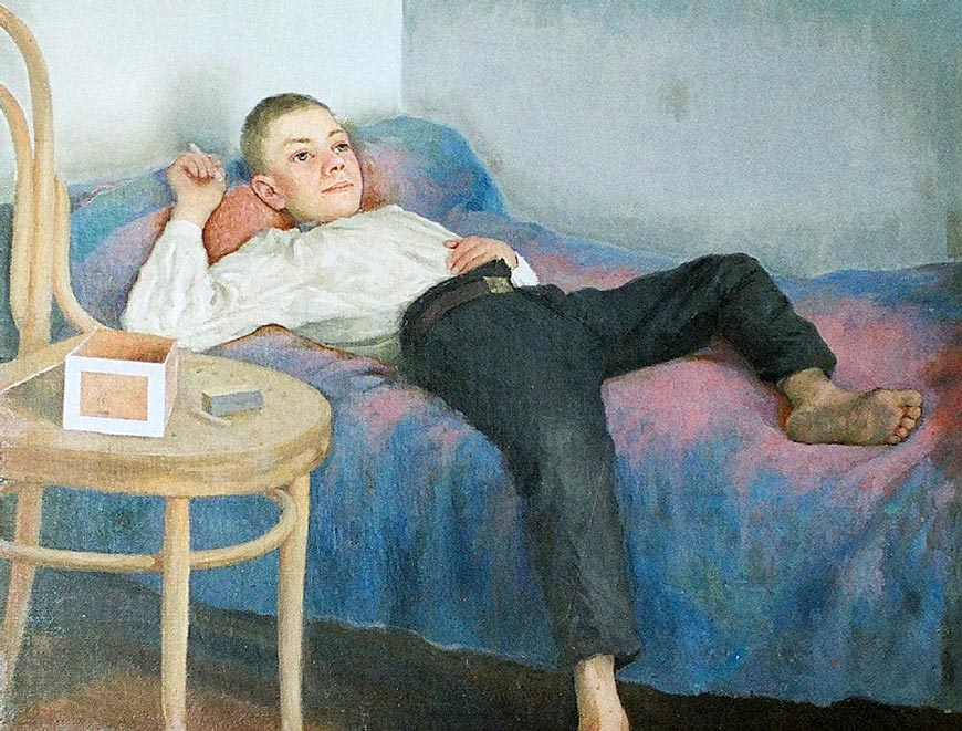 Юный курильщик (Young smoker)