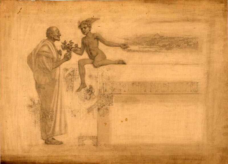 Draft for Diploma of Jindricka Mastalko (Проект диплома Индржички Масталко), 1904-1905