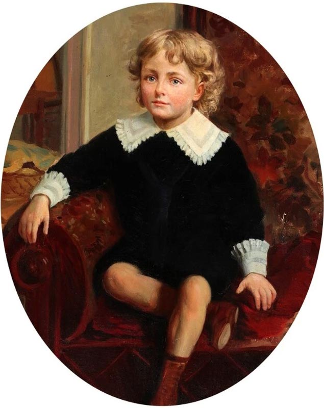 A child's portrait of Verner Holm (Детский портрет Вернера Хольма)