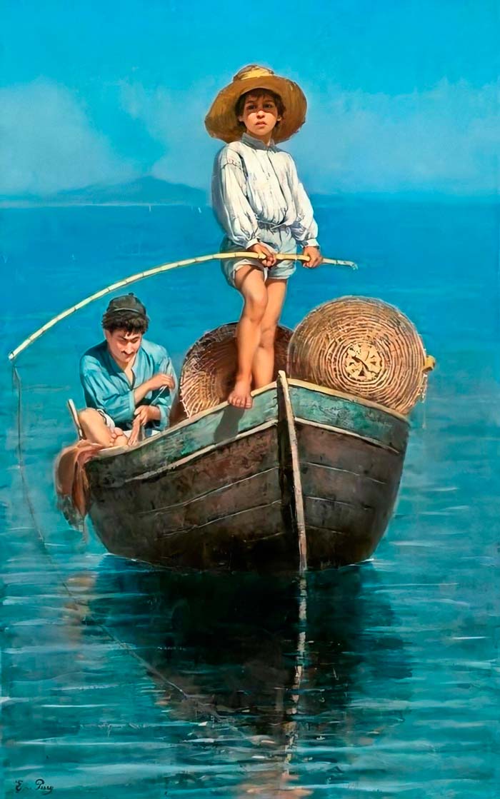 A young Italian fisher (Юный итальянский рыбак)