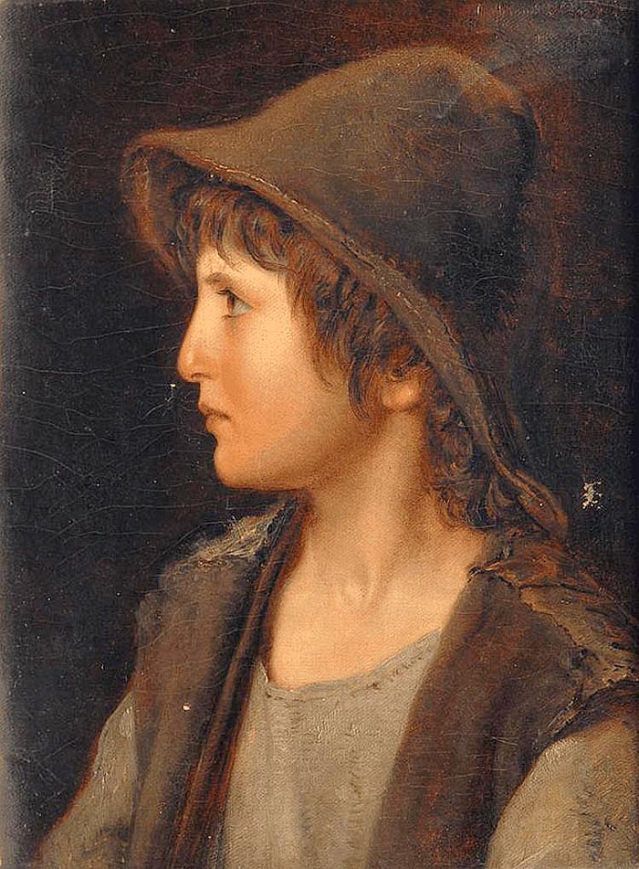 Römischer Hirtenjunge (Римский мальчик-пастух), 1880