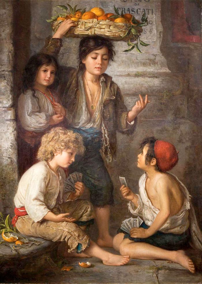 Römische Straßenkinder (Римские беспризорники), 1893