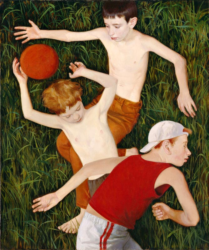Портрет на фоне растущей травы (Portrait against the background of growing grass), 2008