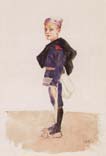 Portrait of M.P. Konchalovsky as child