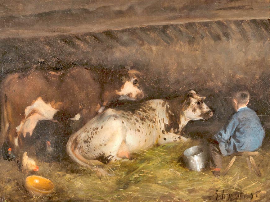 Étable (Хлев), 1891