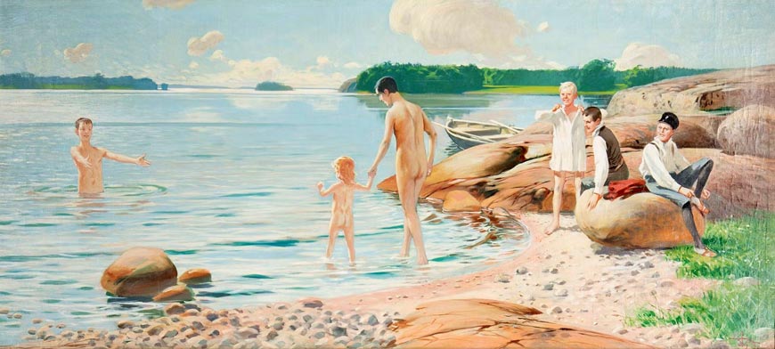 På stranden (На пляже), c.1907