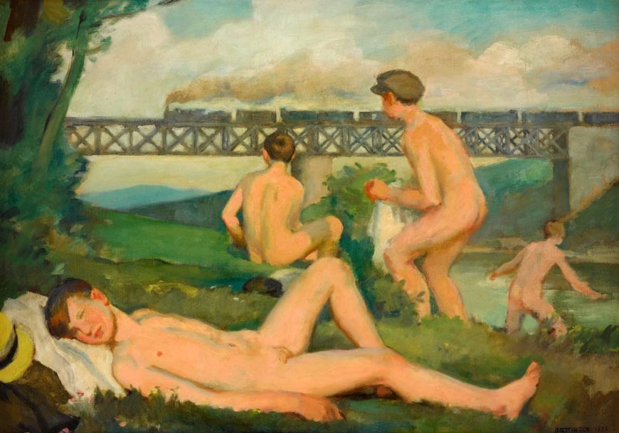 Bathing boys (Купающиеся мальчики), 1923