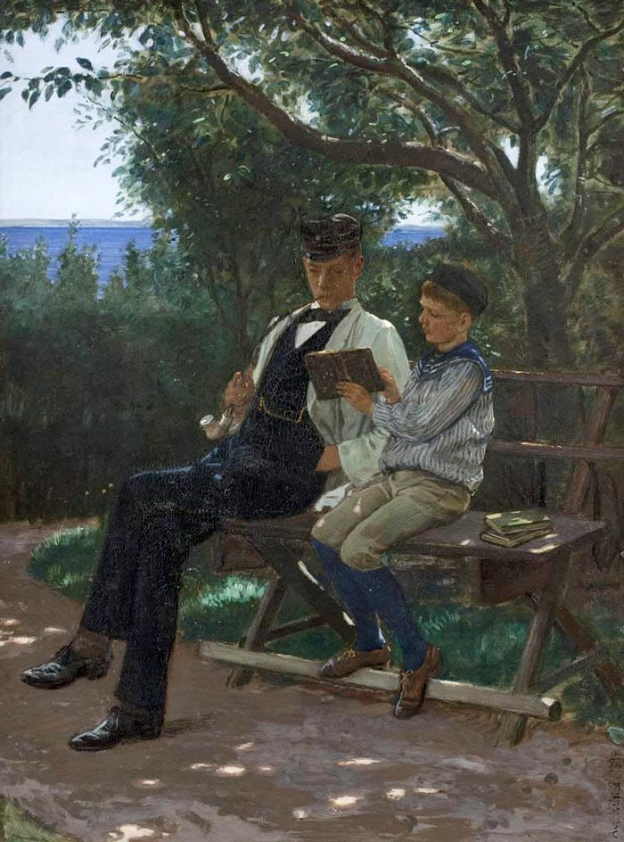 Teaching in the countryside (Преподавание в сельской местности), 1894
