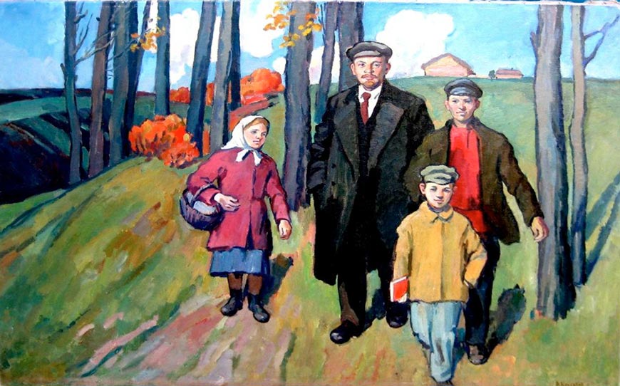 Ленин и дети (Lenin and children), 1970-е