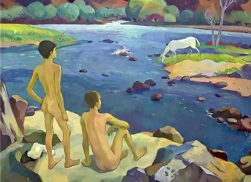 Белый конь (White horse), 1972
