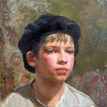 Boy in folk clothes