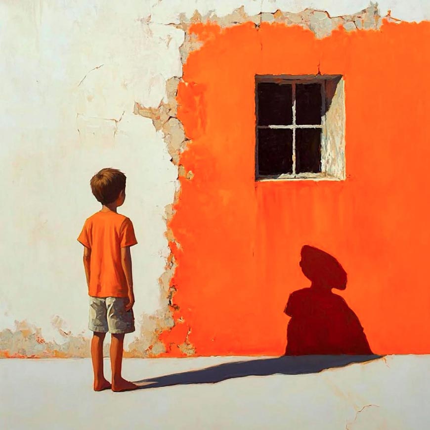 Le mur orange (Оранжевая стена)