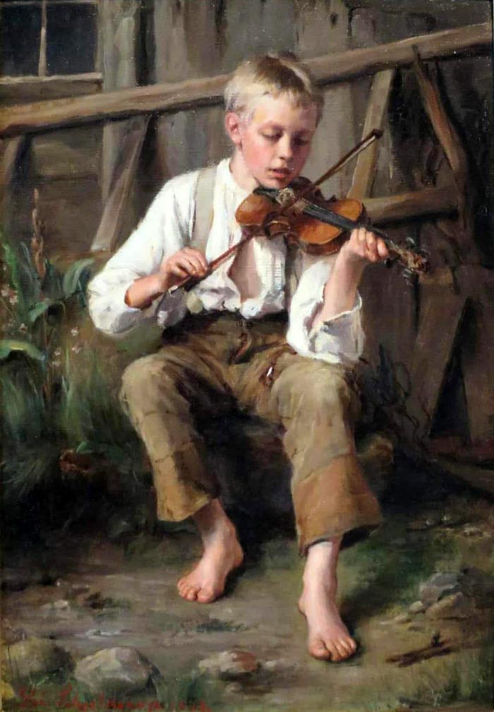 A violinist (Скрипач), 1878