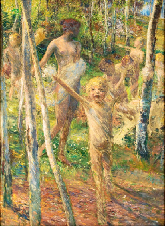 Secesní výjev (Сцена в стиле модерн), c.1900