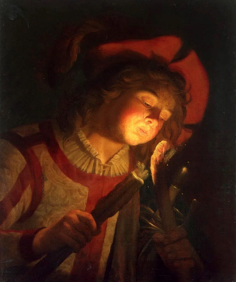 Boy with the torch (Мальчик с факелом)