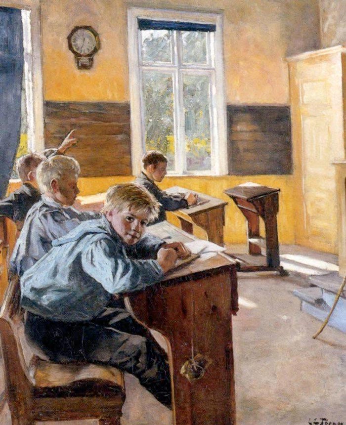 In The Classroom (В школьном классе), 1888
