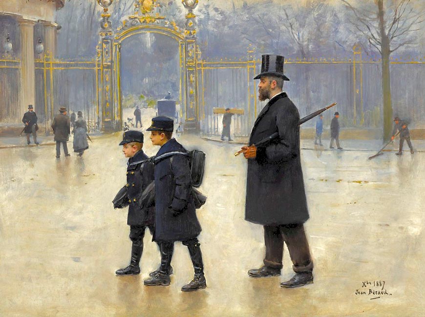 Le Parc Monceau (Парк Монсо), 1887