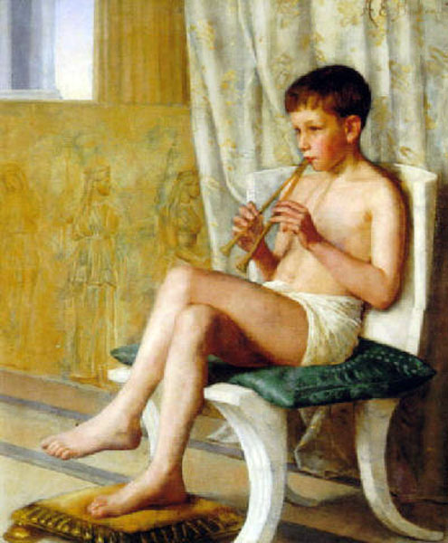 Boy with a flute (Мальчик с флейтой)