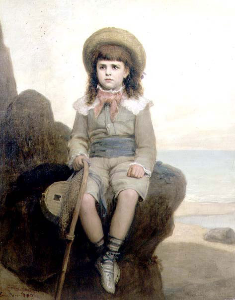 Young Boy on a Rock (Маленький мальчик на скалах)