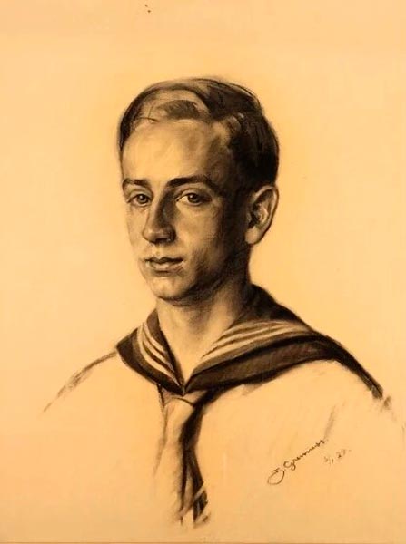 Portrait of a youth (Портрет юноши), 1924