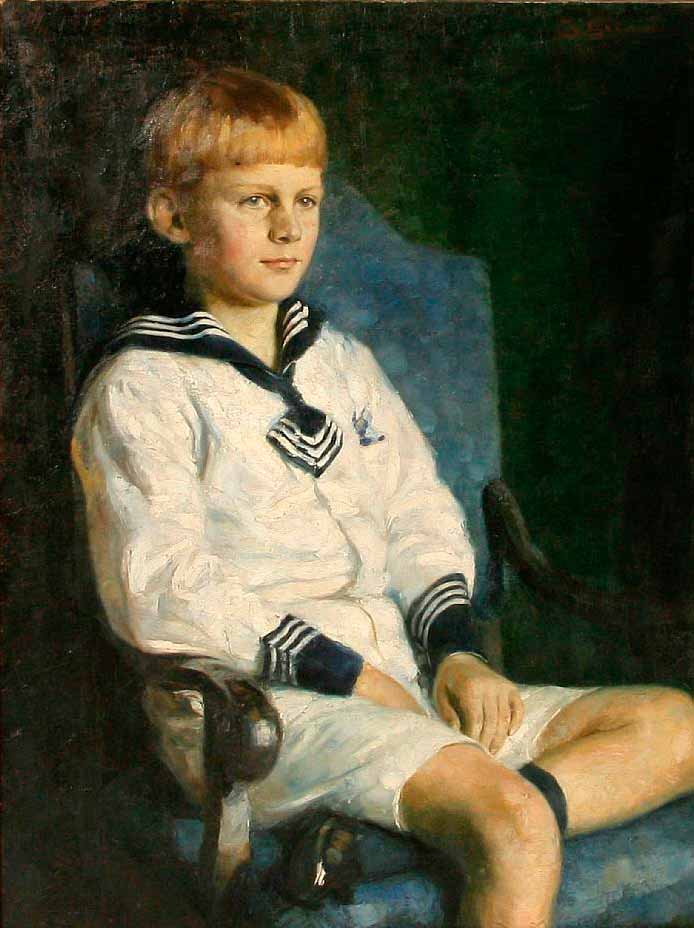 Portrait of en dreng (Портрет мальчика), 1918