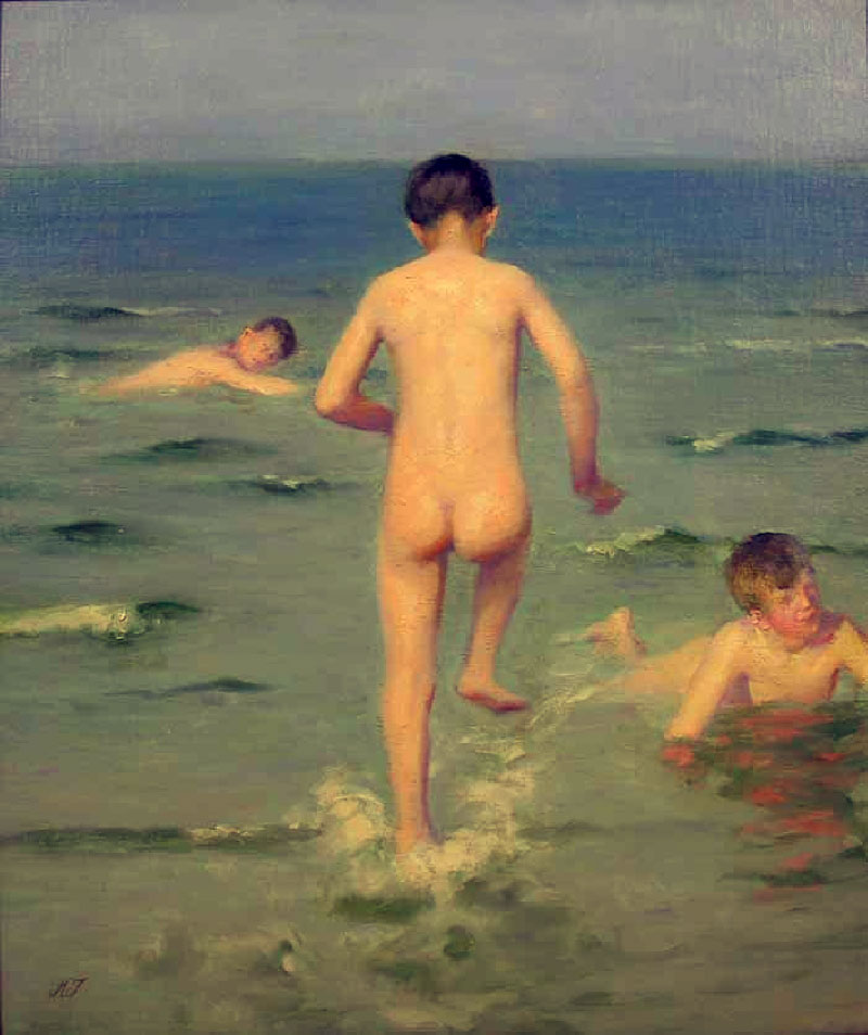 Boys bathing in the Sea (Мальчики, купающиеся в море)