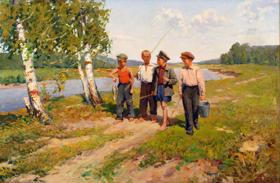 Юные рыболовы (Young Fishermans), 1956