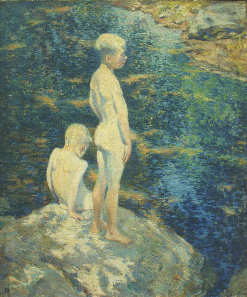 Boys At The Pool (Мальчики у пруда), 1919