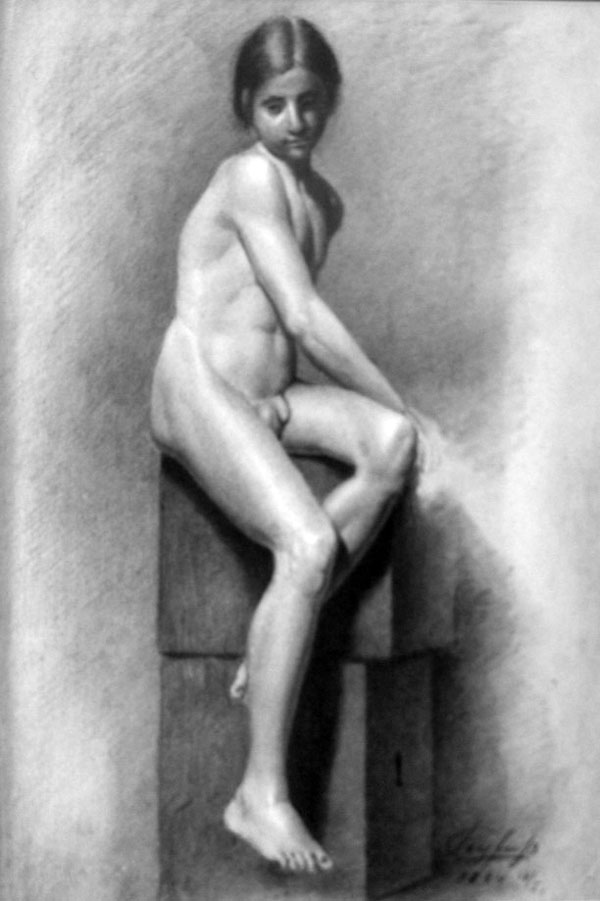 Nude Ephebe (Обнажённый подросток), 1884