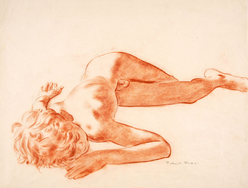 Nude Boy Sleeping (Спящий голый мальчик), Woodmere Art Museum Philadelphia, Pennsylvania, USA