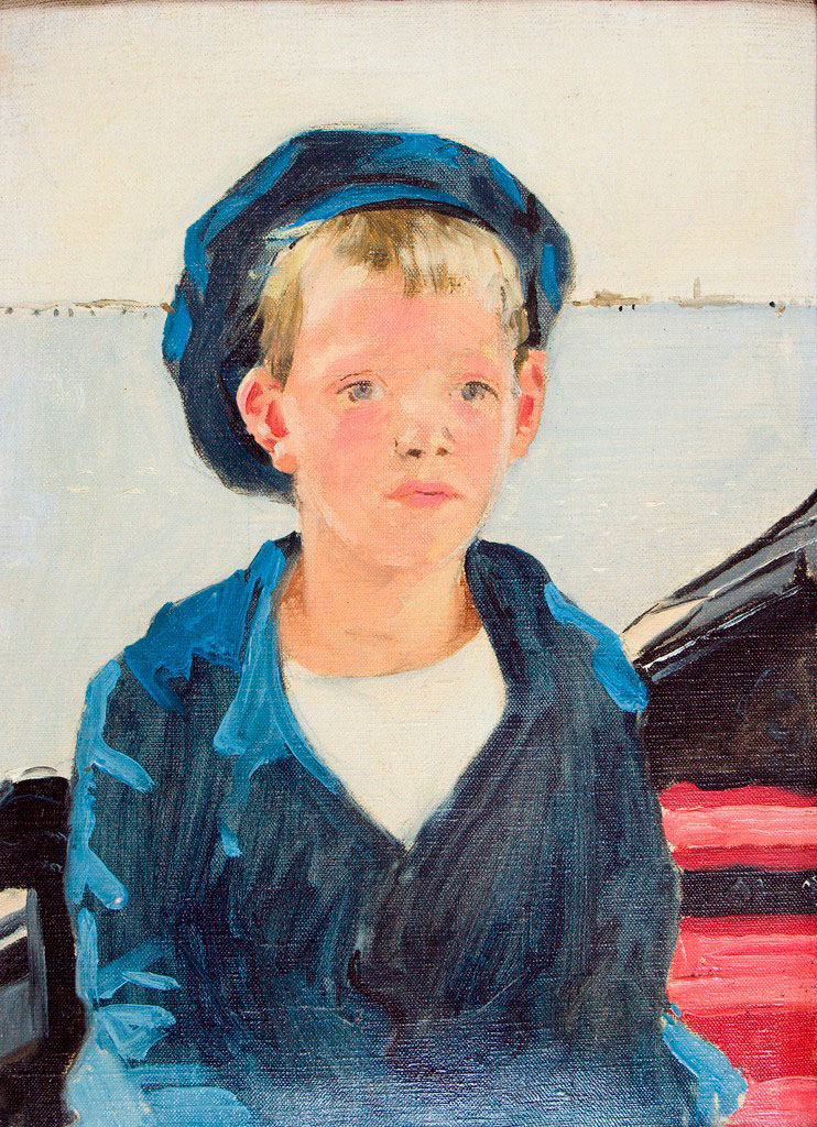 Portrait of a Young Boy in Sailor's Clothes (Портрет мальчика в матросском костюме), c.1877