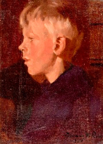 Profile Portrait of a Boy (Портрет мальчика в профиль), 1897