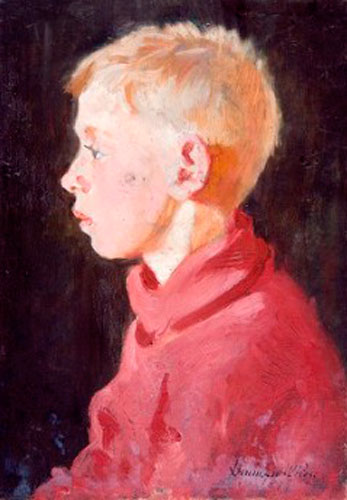 Profile Portrait of a Young Boy (Портрет мальчика в профиль), 1897