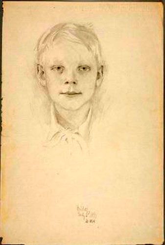 Study of Fridolf / Head a boy (Эскиз Фридольфа / Голова мальчика), 1897