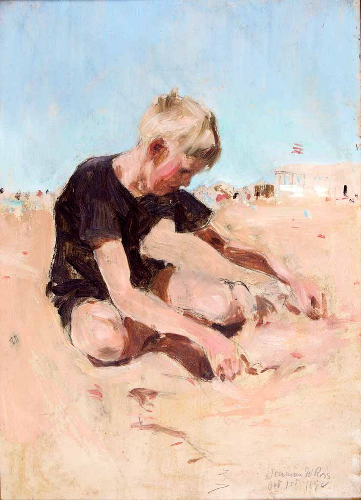 Portrait of Young Boy on the Beach (Портрет мальчика на пляже), 1898