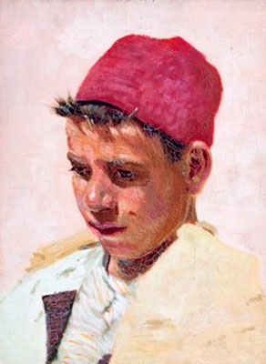 Bust of a Young Boy in a Red Fez (Бюст мальчика в красной феске)