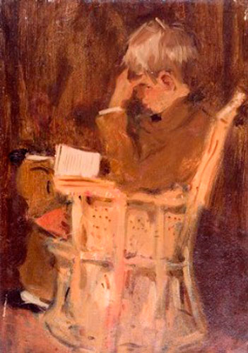 Portrait of a Seated Young Boy Reading (Портрет сидящего читающего мальчика)