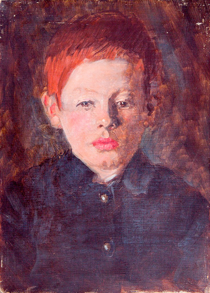 Portrait of a Young Boy in a Black Shirt (Портрет мальчика в чёрной рубашке)