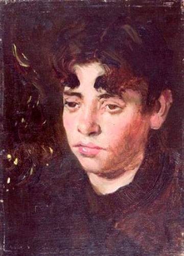 Portrait of a Young Boy in a Black Shirt (Портрет мальчика в чёрной рубашке)