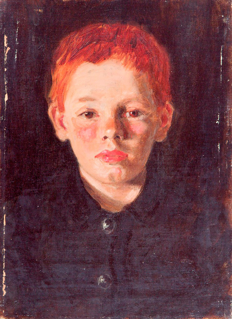 Portrait of a Young Boy in a Black Shirt (Портрет мальчика в чёрной рубашке)