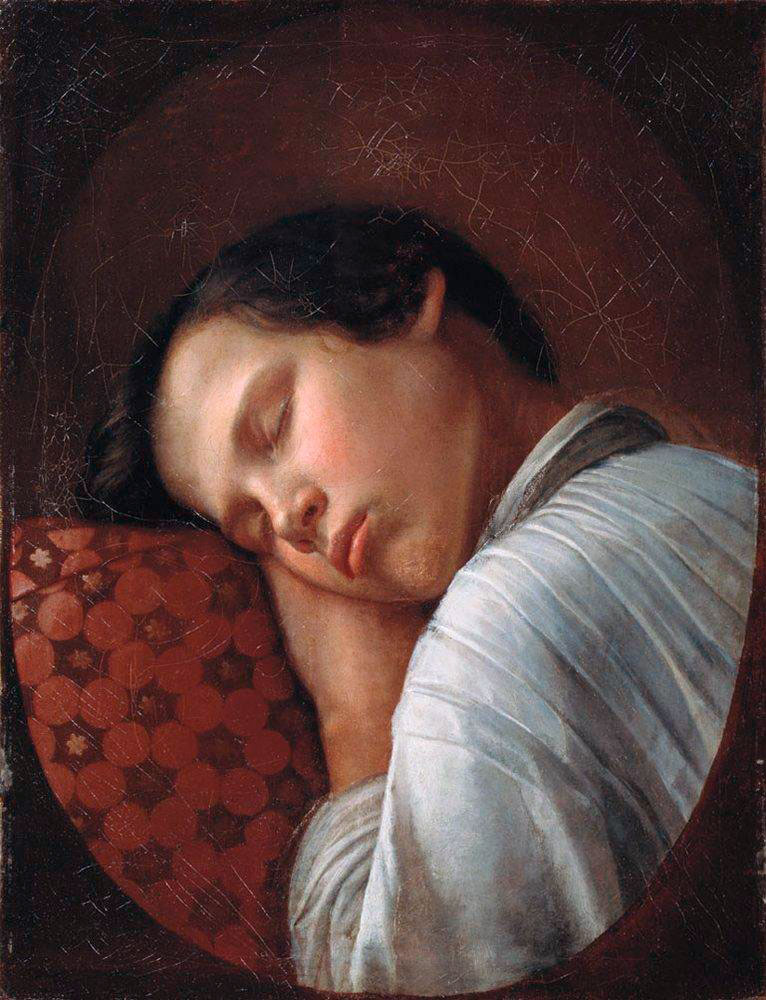 Спящий мальчик (Портрет Тыранова) - Sleeping Boy, 1824