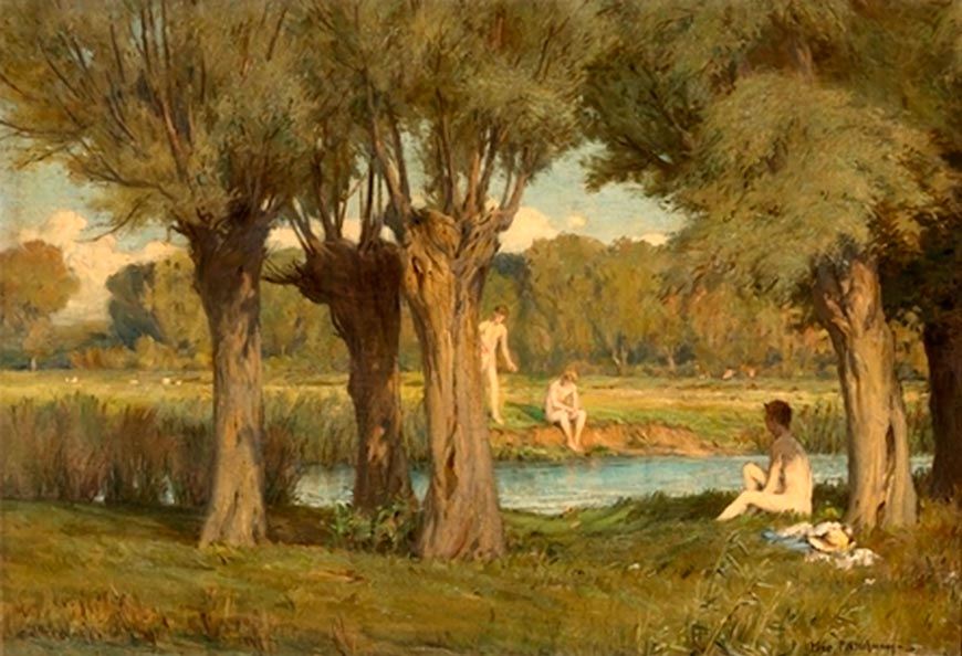 Bathers At A Pond (Купающиеся у ручья)