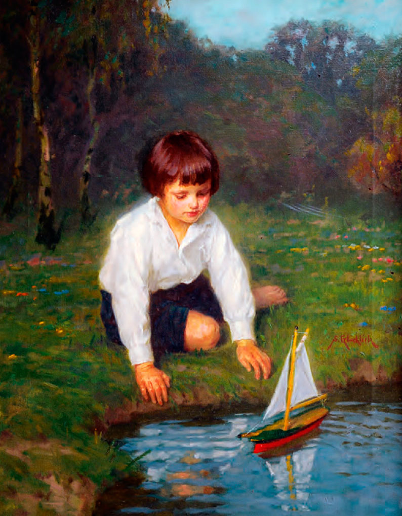 Boy with a Sailboat (Мальчик с парусным корабликом)