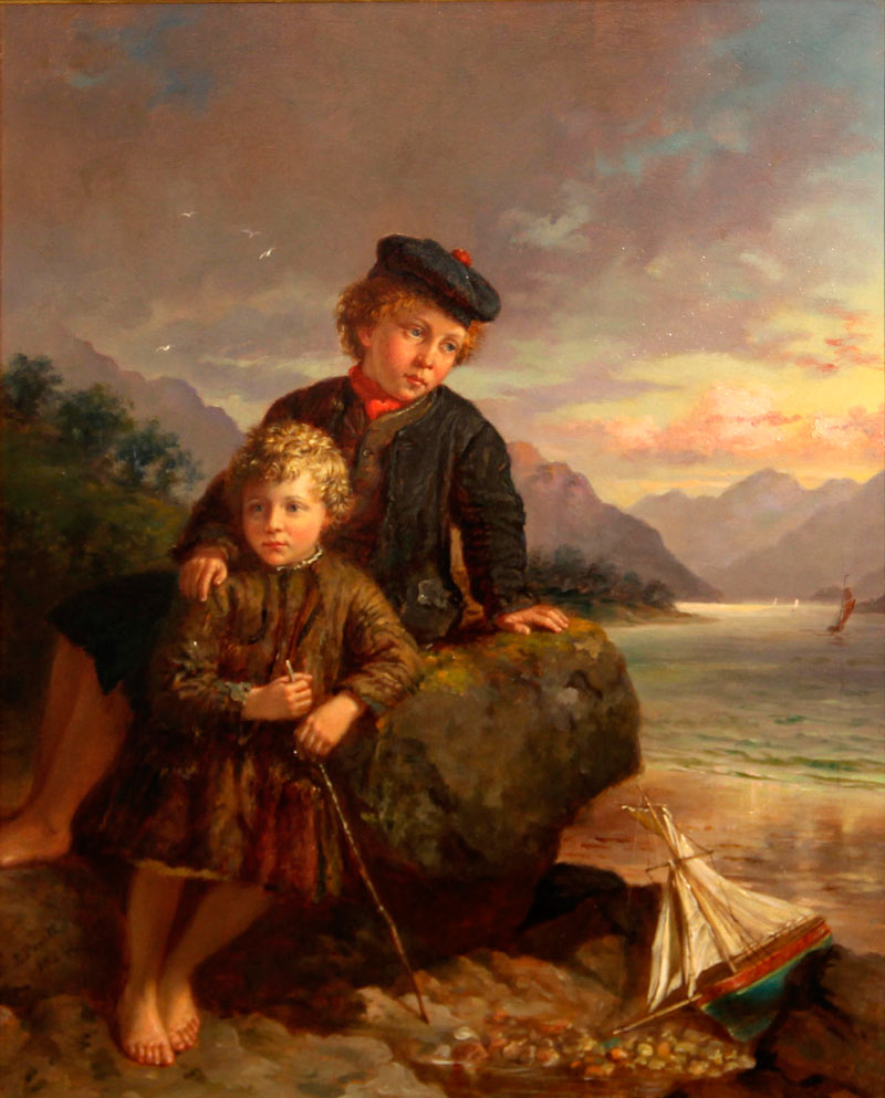 The young sailors (Юные моряки), 1872