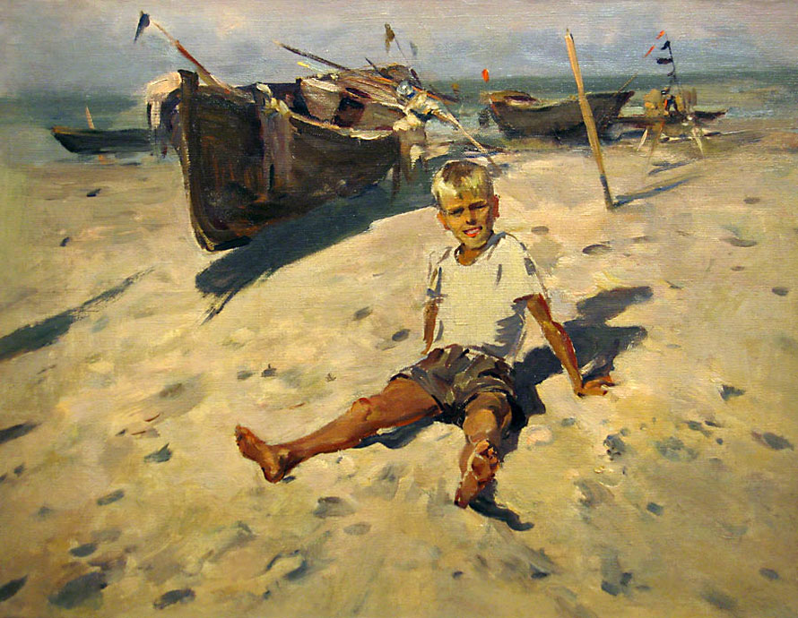 Maльчик и мope (Boy and the Sea), 1955