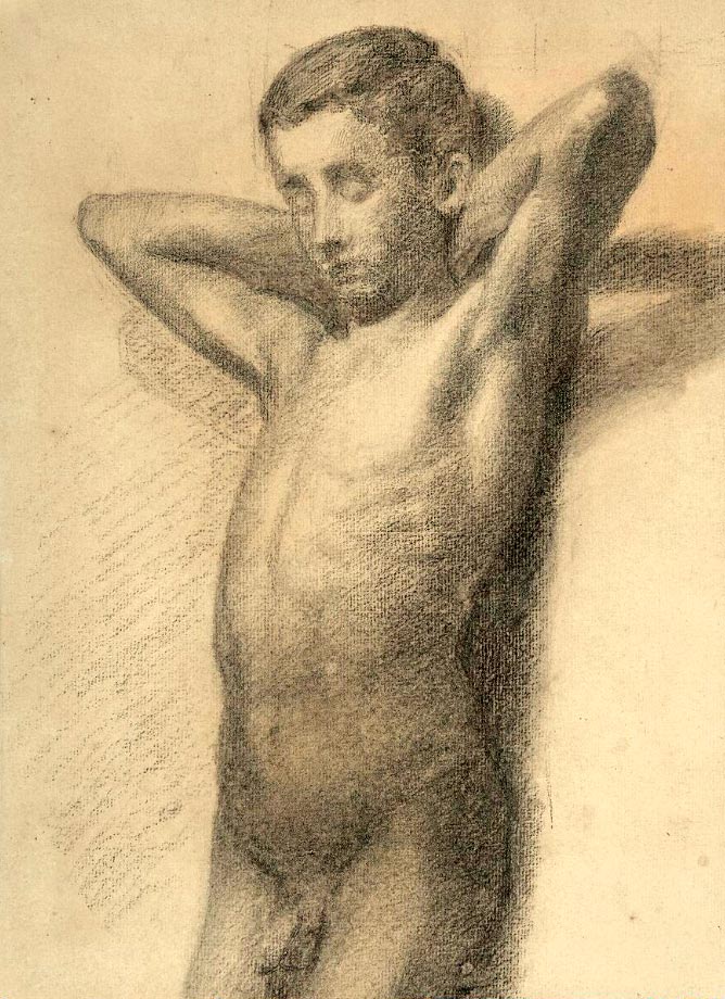 Standing naked boy (Стоящий голый мальчик), 1884